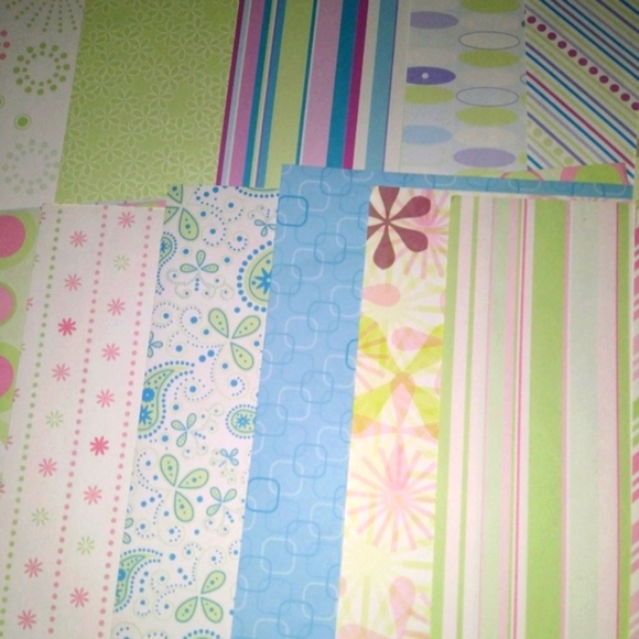Colorful Patterned Scrapbook Paper - Picture 2 of 7